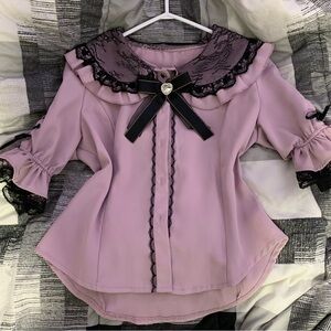 Jirai Kei Purple Pink J-fashion Blouse